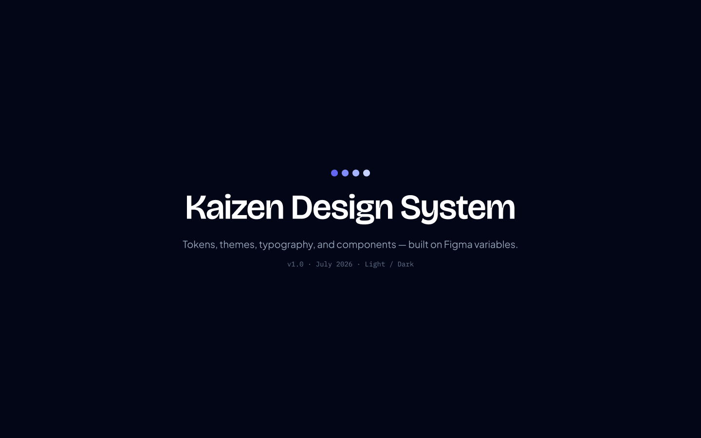 Kaizen Design System